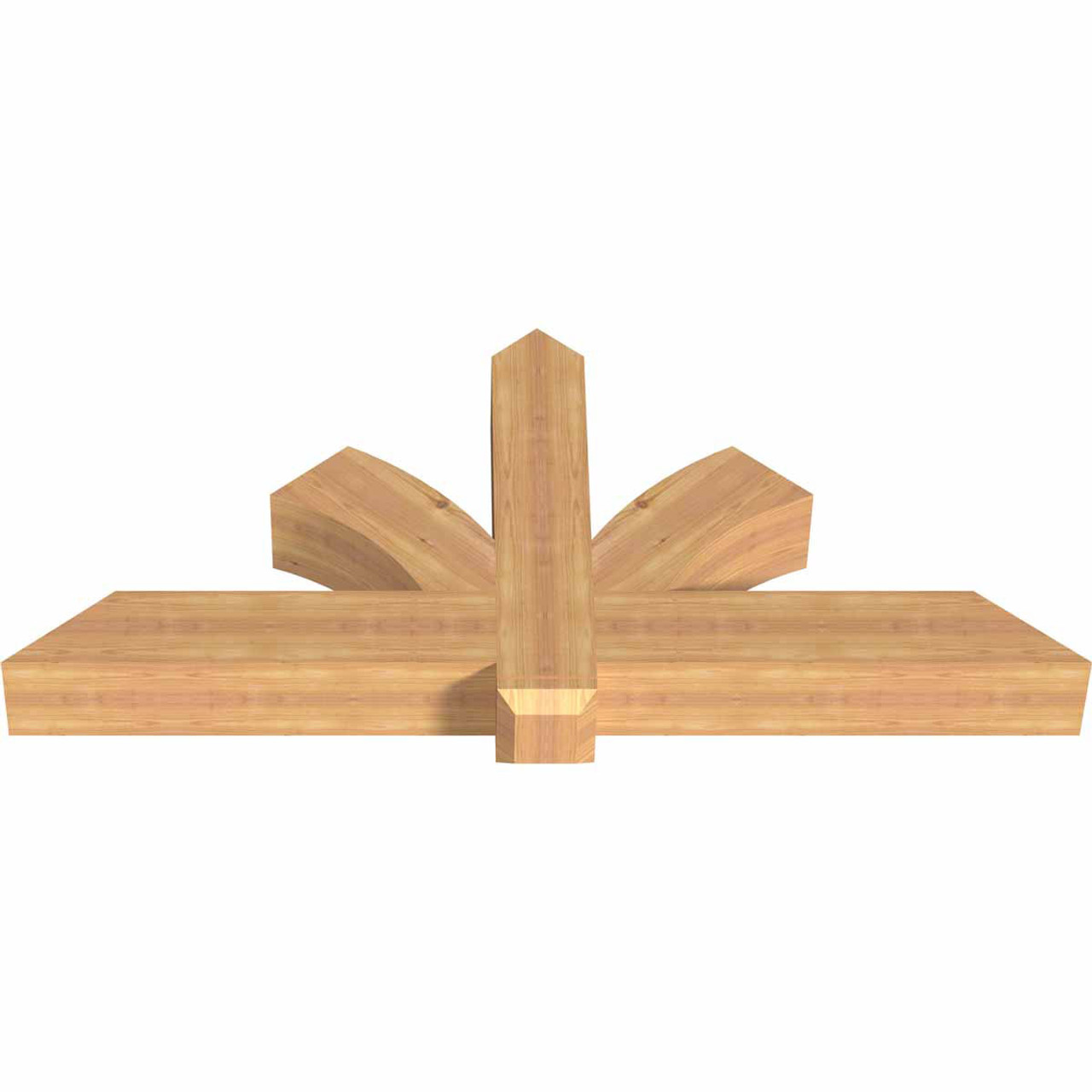 11/12 Pitch Redmond Smooth Timber Gable Bracket GBW060X27X0606RED00SWR