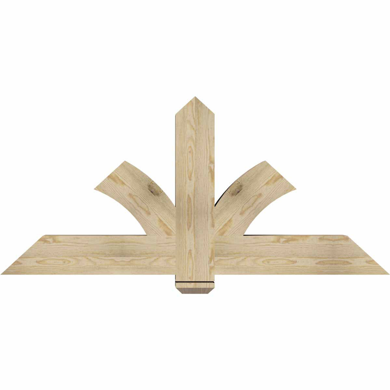 11/12 Pitch Redmond Rough Sawn Timber Gable Bracket GBW060X27X0606RED00RDF