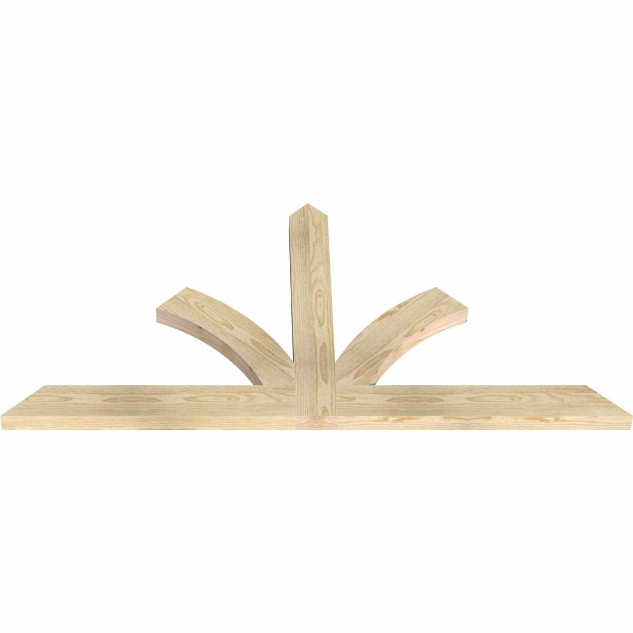 12/12 Pitch Richland Rough Sawn Timber Gable Bracket GBW060X30X0204RIC00RDF