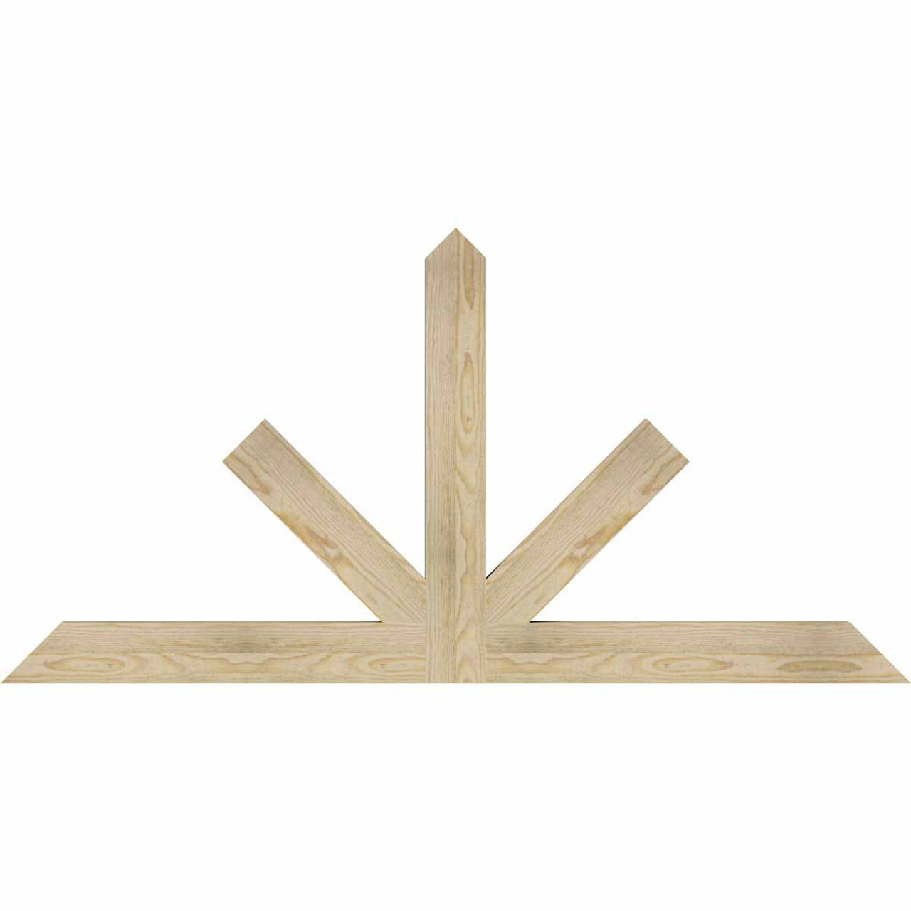 12/12 Pitch Saratoga Rough Sawn Timber Gable Bracket GBW060X30X0204SAR00RDF