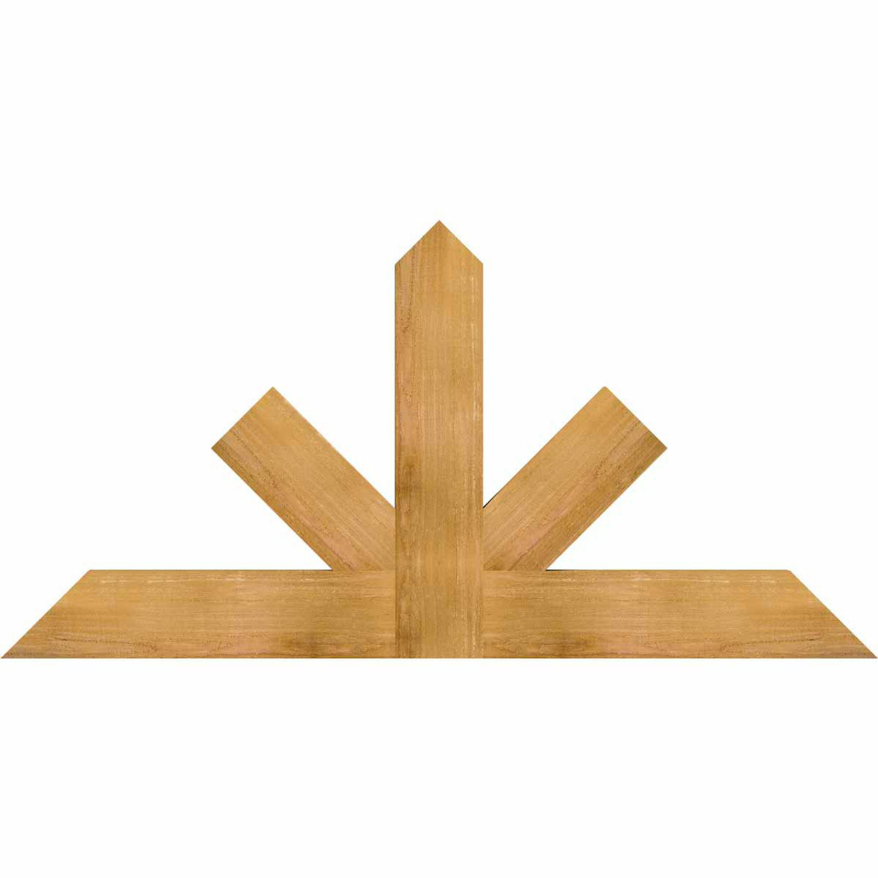 12/12 Pitch Saratoga Rough Sawn Timber Gable Bracket GBW060X30X0206SAR00RWR