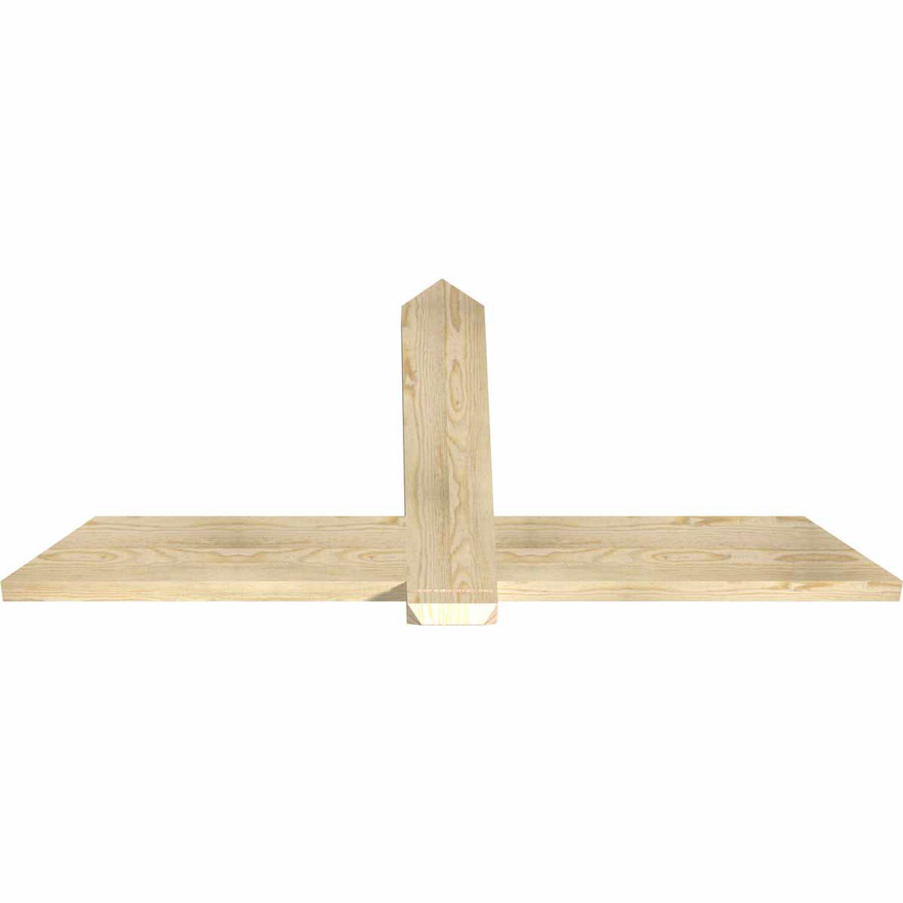 12/12 Pitch Eugene Rough Sawn Timber Gable Bracket GBW060X30X0206EUG00RDF