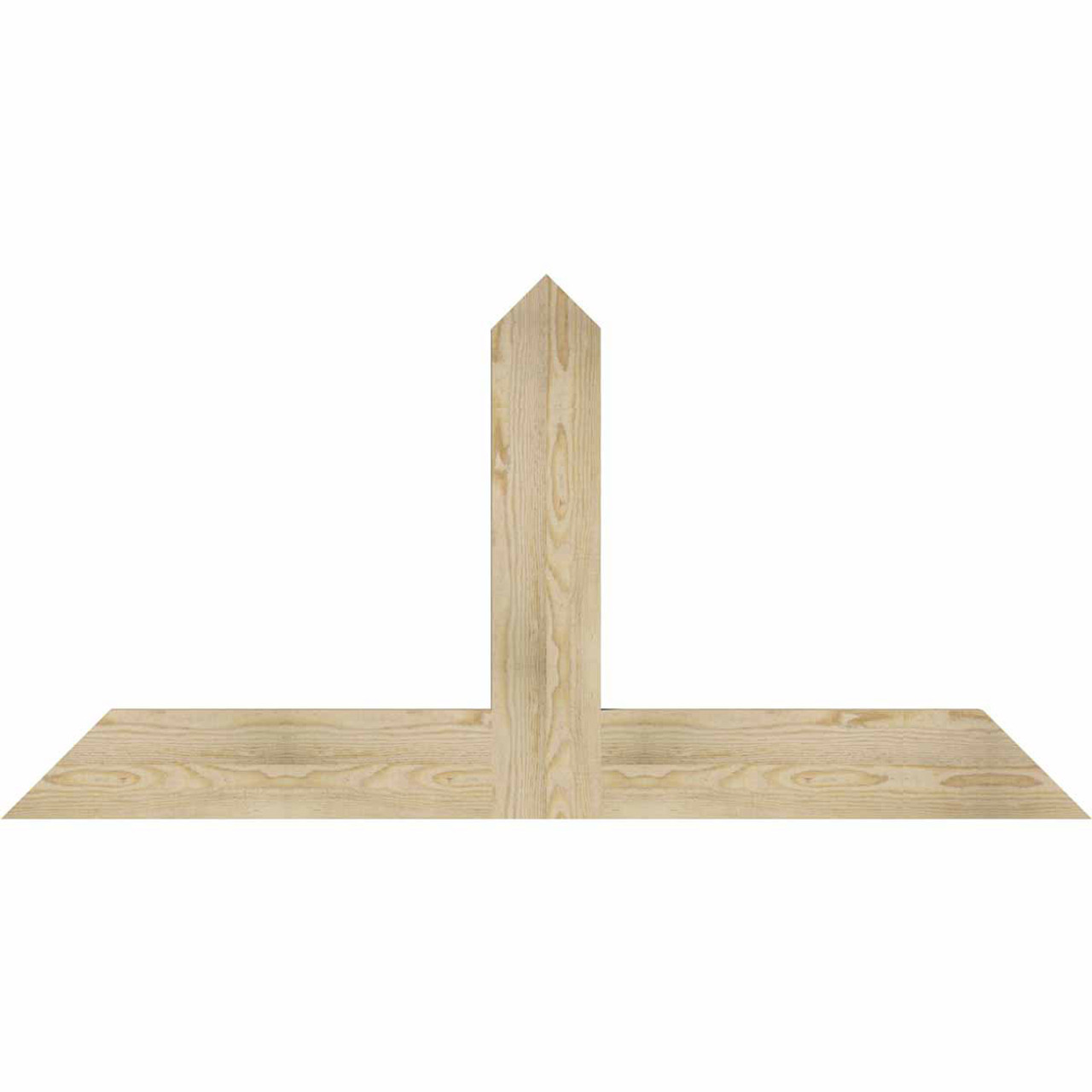 12/12 Pitch Portland Rough Sawn Timber Gable Bracket GBW060X30X0206POR00RDF