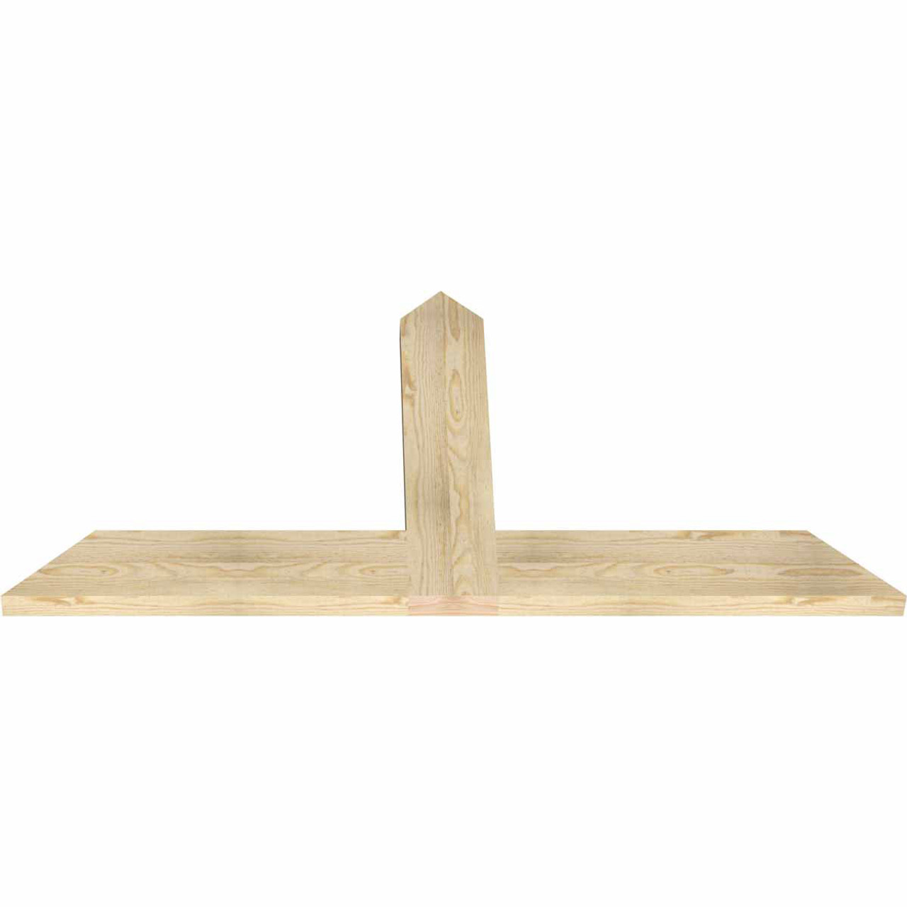 12/12 Pitch Portland Rough Sawn Timber Gable Bracket GBW060X30X0206POR00RDF