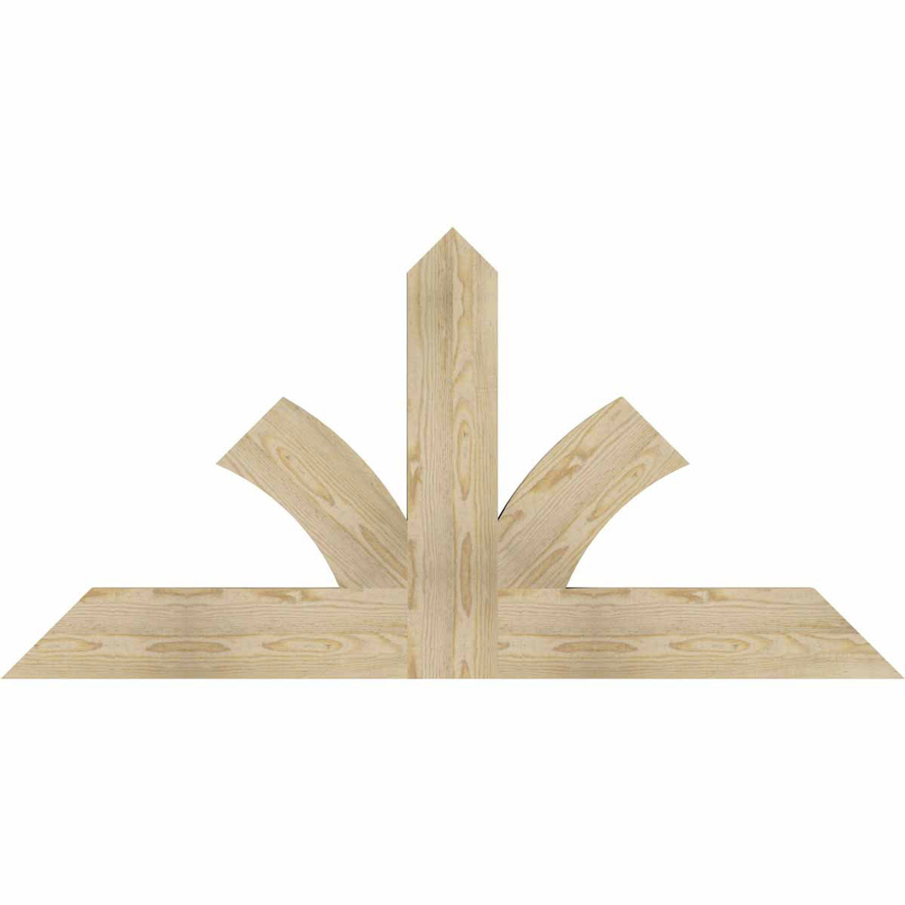 12/12 Pitch Richland Rough Sawn Timber Gable Bracket GBW060X30X0206RIC00RDF