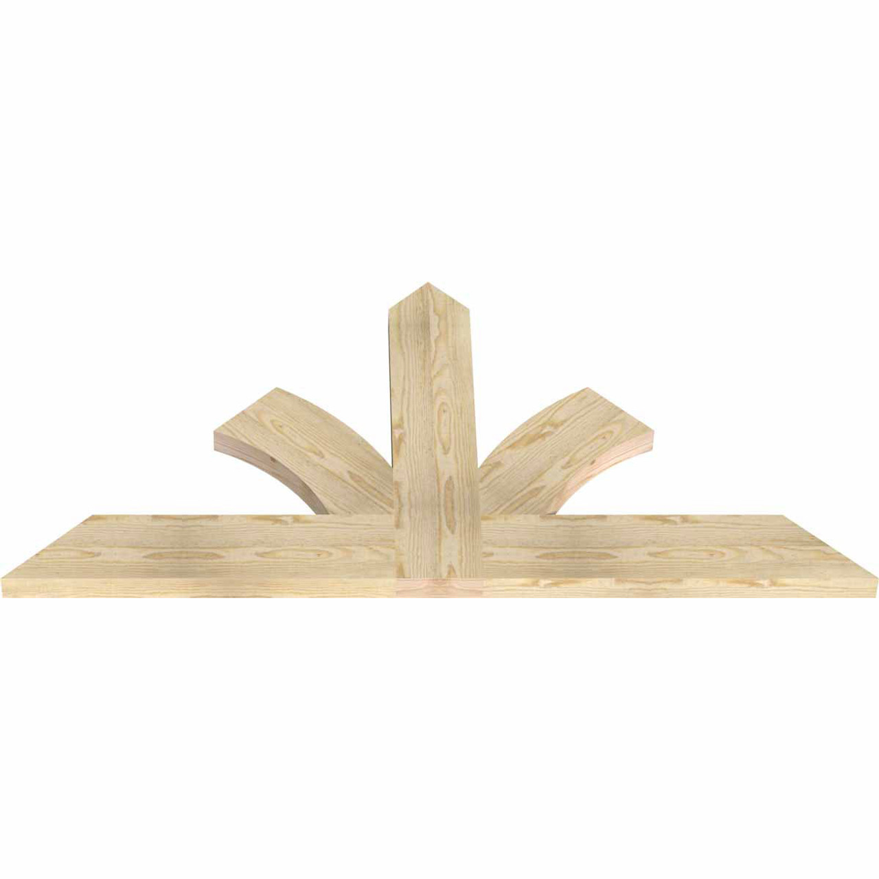 12/12 Pitch Richland Rough Sawn Timber Gable Bracket GBW060X30X0206RIC00RDF