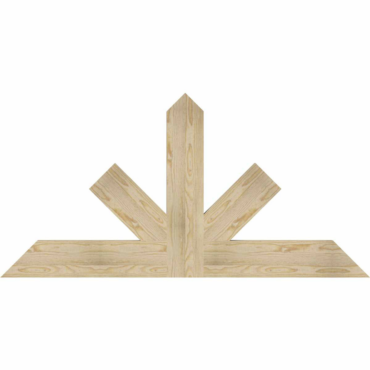 12/12 Pitch Saratoga Rough Sawn Timber Gable Bracket GBW060X30X0206SAR00RDF