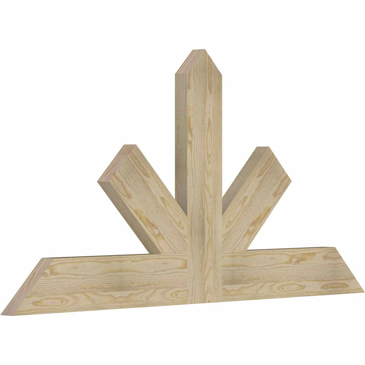 12/12 Pitch Saratoga Rough Sawn Timber Gable Bracket GBW060X30X0206SAR00RDF