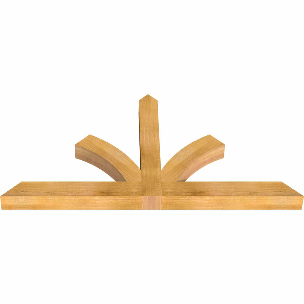 12/12 Pitch Richland Rough Sawn Timber Gable Bracket GBW060X30X0404RIC00RWR