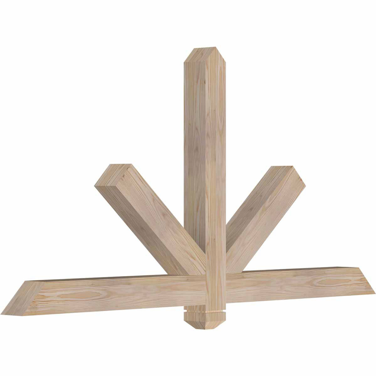 12/12 Pitch Kennewick Smooth Timber Gable Bracket GBW060X30X0404KEN00SDF