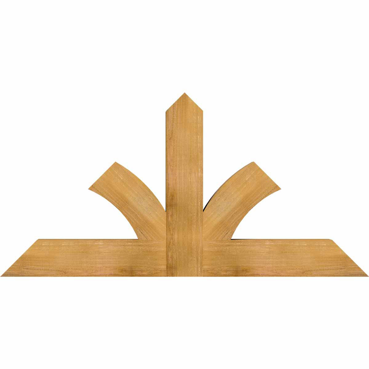 12/12 Pitch Richland Rough Sawn Timber Gable Bracket GBW060X30X0406RIC00RWR