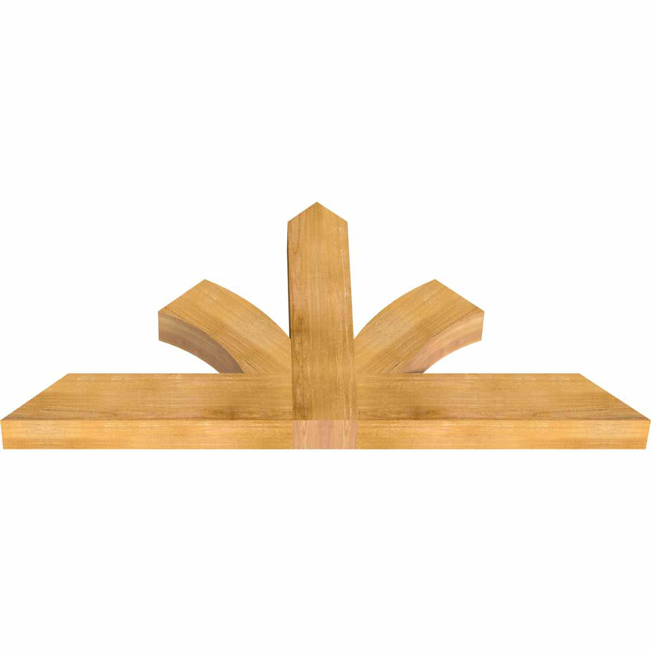 12/12 Pitch Richland Rough Sawn Timber Gable Bracket GBW060X30X0406RIC00RWR