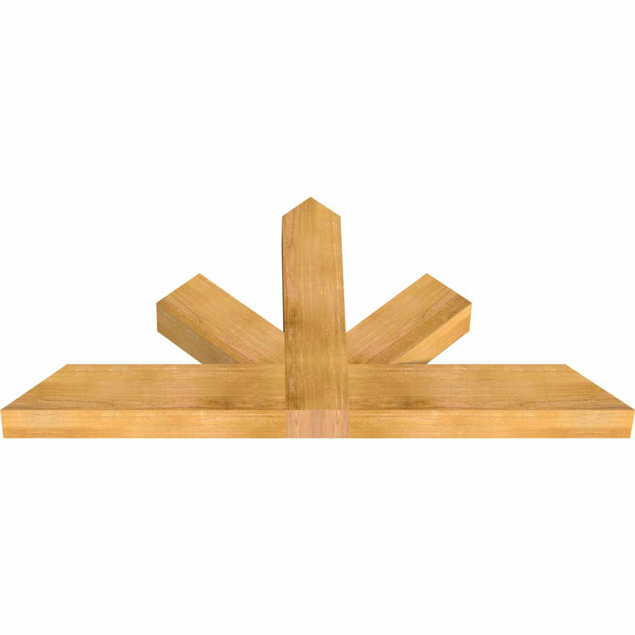 12/12 Pitch Saratoga Rough Sawn Timber Gable Bracket GBW060X30X0406SAR00RWR