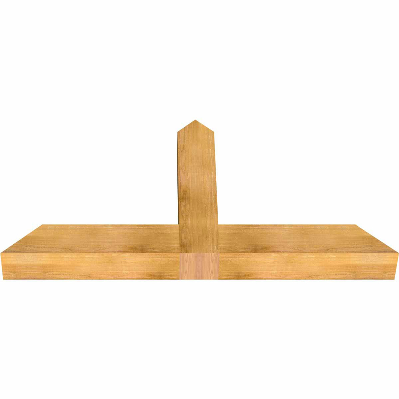 12/12 Pitch Portland Rough Sawn Timber Gable Bracket GBW060X30X0606POR00RWR