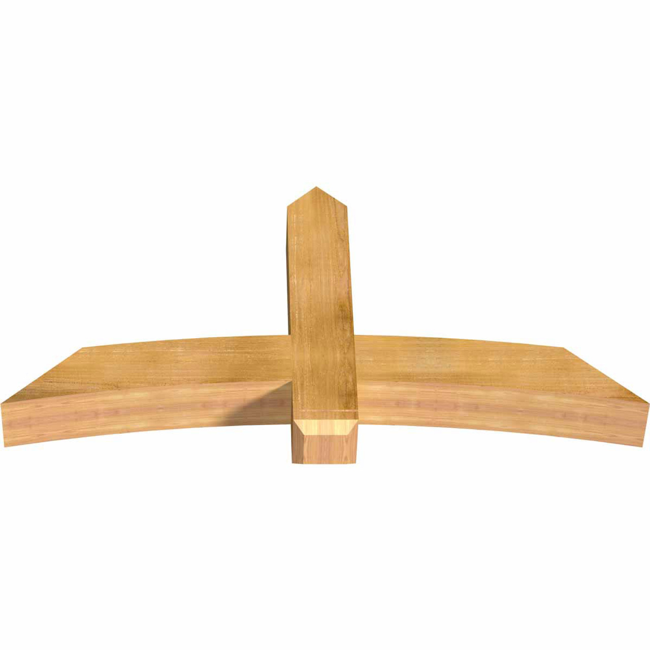 12/12 Pitch Bellingham Rough Sawn Timber Gable Bracket GBW060X30X0606BEL00RWR