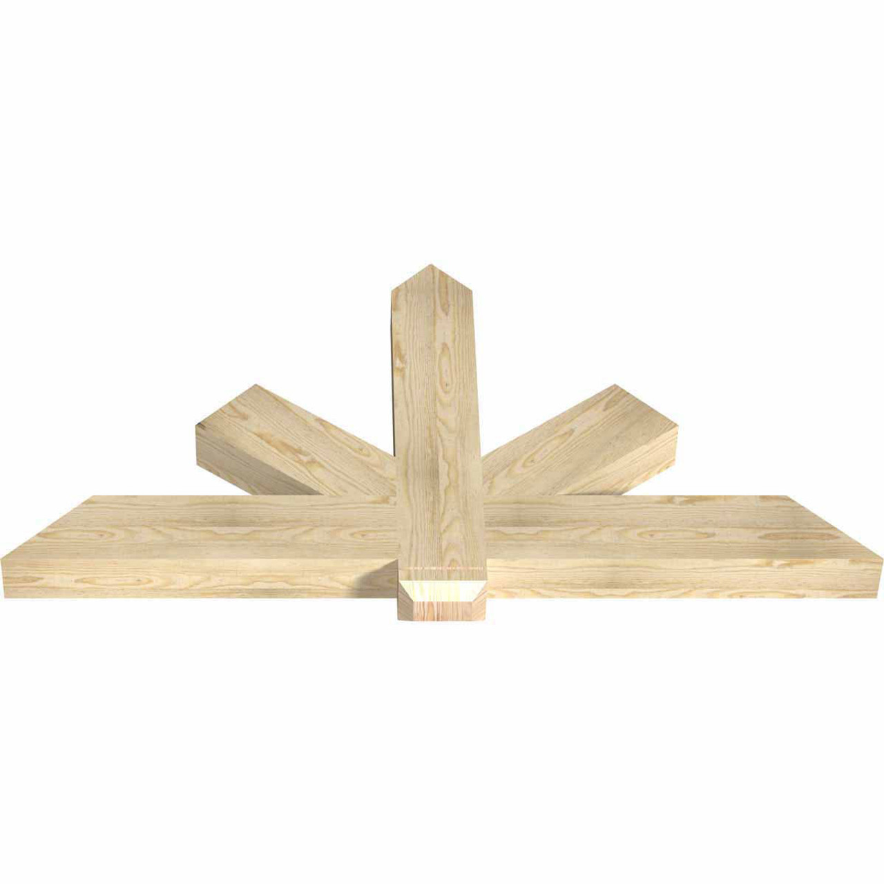 12/12 Pitch Kennewick Rough Sawn Timber Gable Bracket GBW060X30X0406KEN00RDF