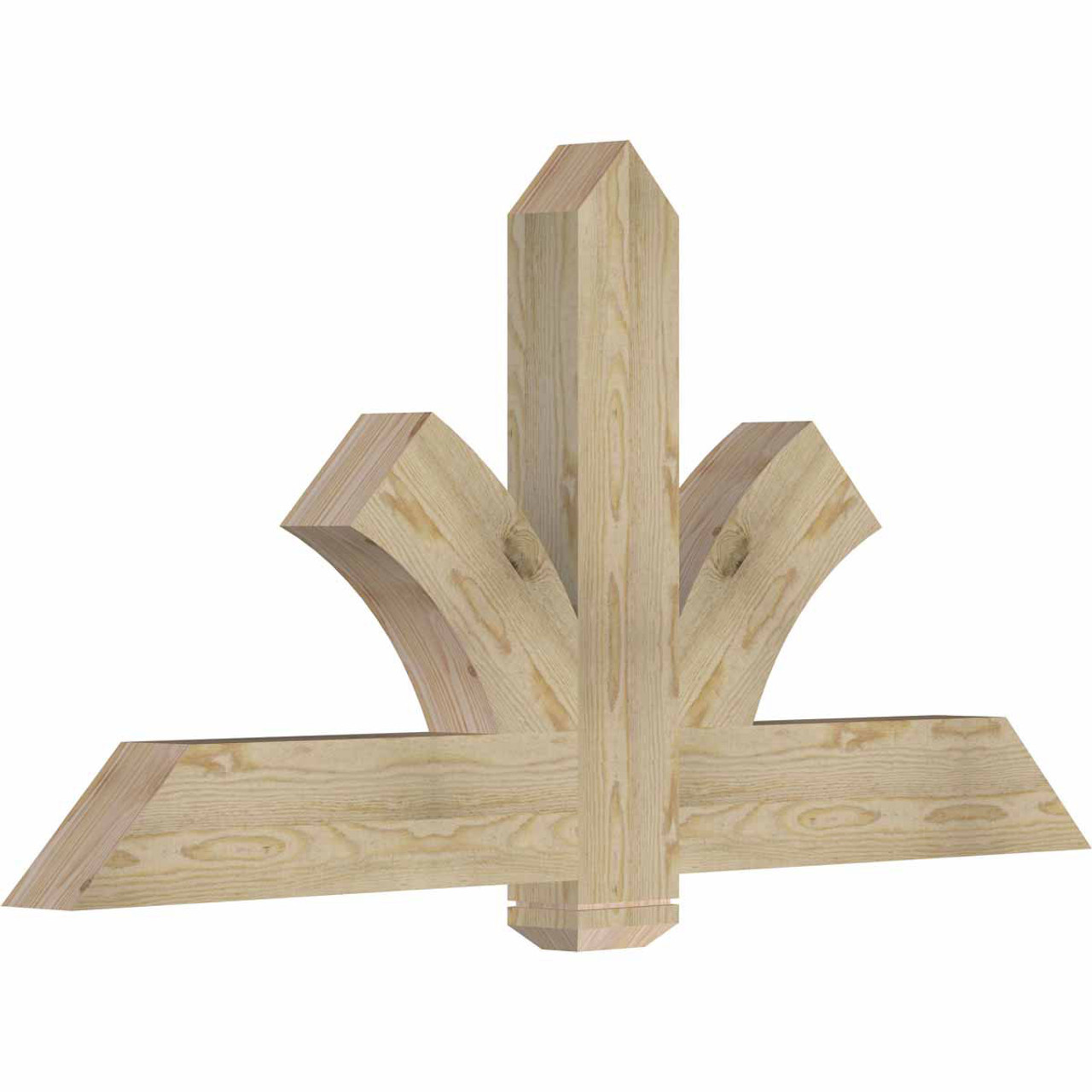 12/12 Pitch Redmond Rough Sawn Timber Gable Bracket GBW060X30X0406RED00RDF