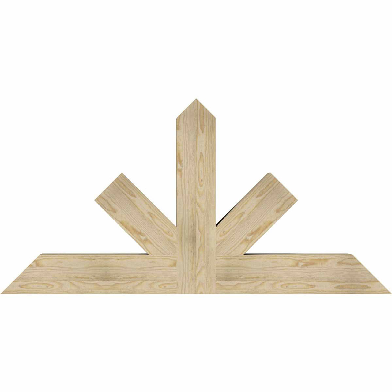 12/12 Pitch Saratoga Rough Sawn Timber Gable Bracket GBW060X30X0606SAR00RDF