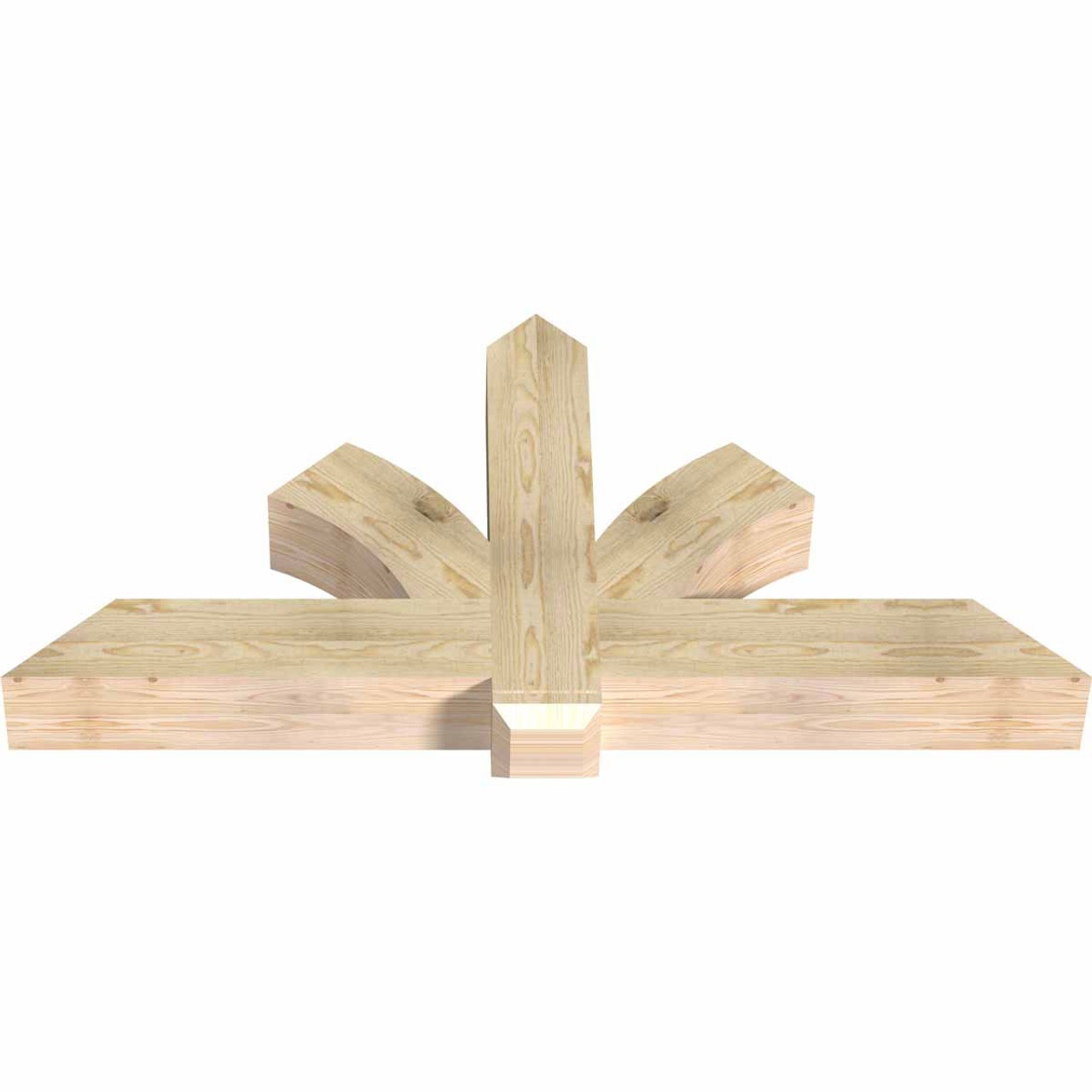 12/12 Pitch Redmond Rough Sawn Timber Gable Bracket GBW060X30X0606RED00RDF