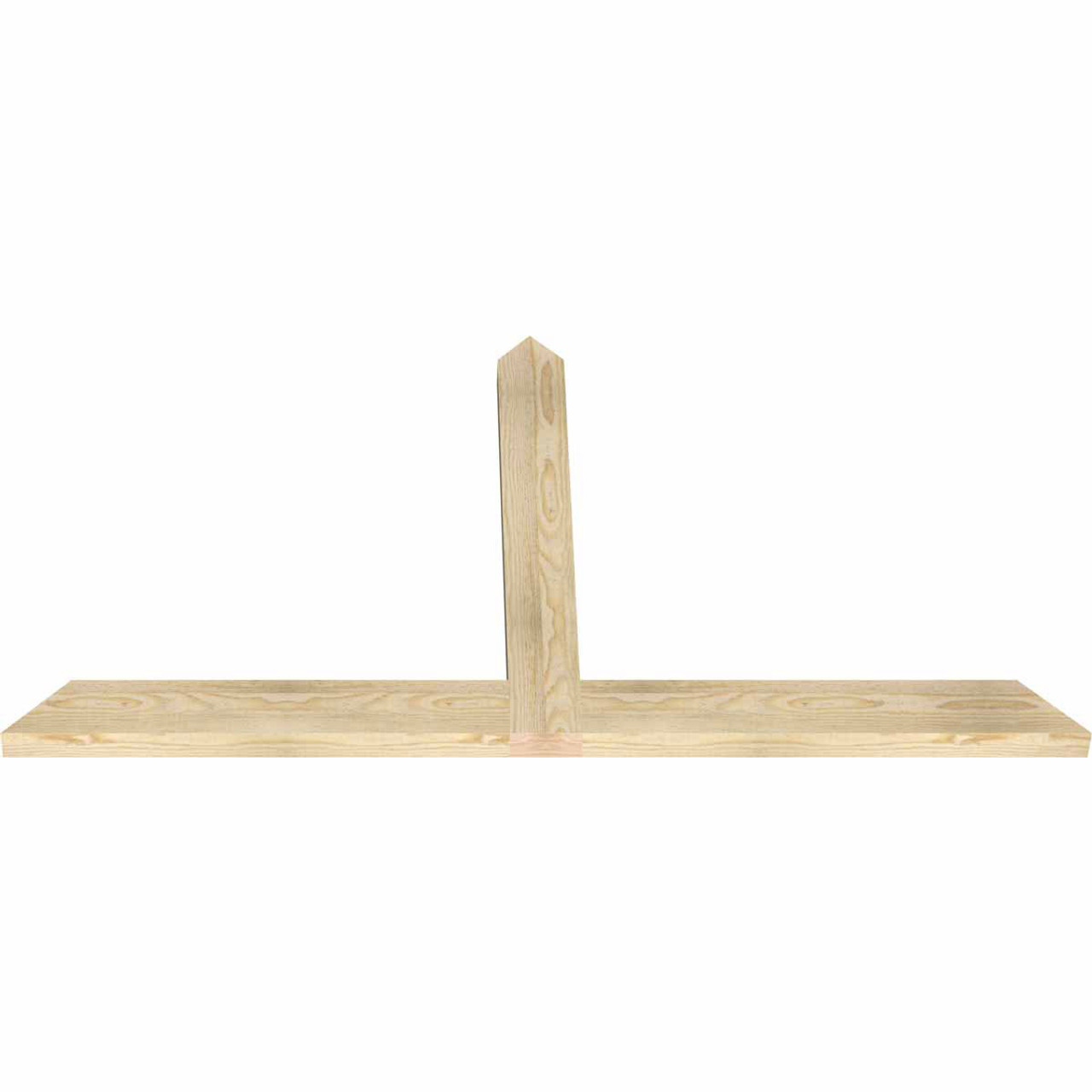 13/12 Pitch Portland Rough Sawn Timber Gable Bracket GBW060X32X0204POR00RDF