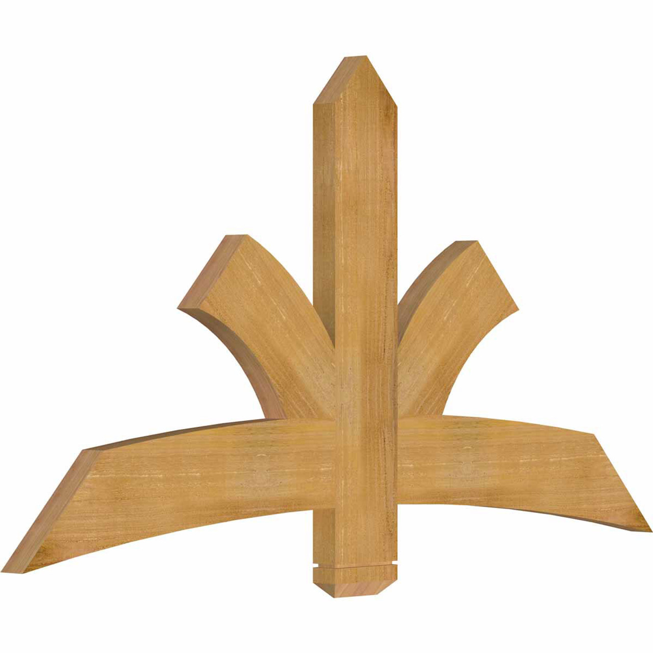 13/12 Pitch Davenport Rough Sawn Timber Gable Bracket GBW060X32X0206DAV00RWR