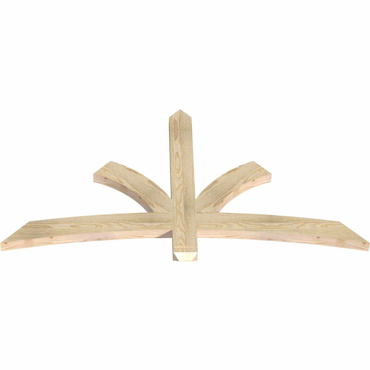 13/12 Pitch Davenport Rough Sawn Timber Gable Bracket GBW060X32X0204DAV00RDF