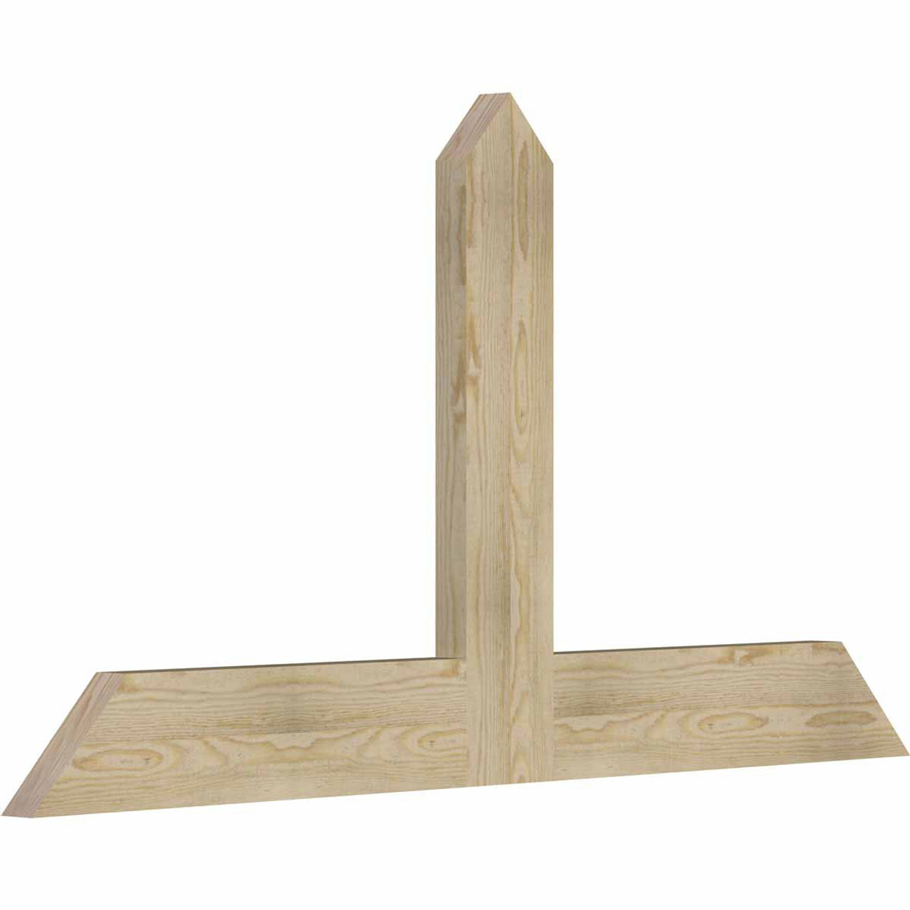 13/12 Pitch Portland Rough Sawn Timber Gable Bracket GBW060X32X0206POR00RDF