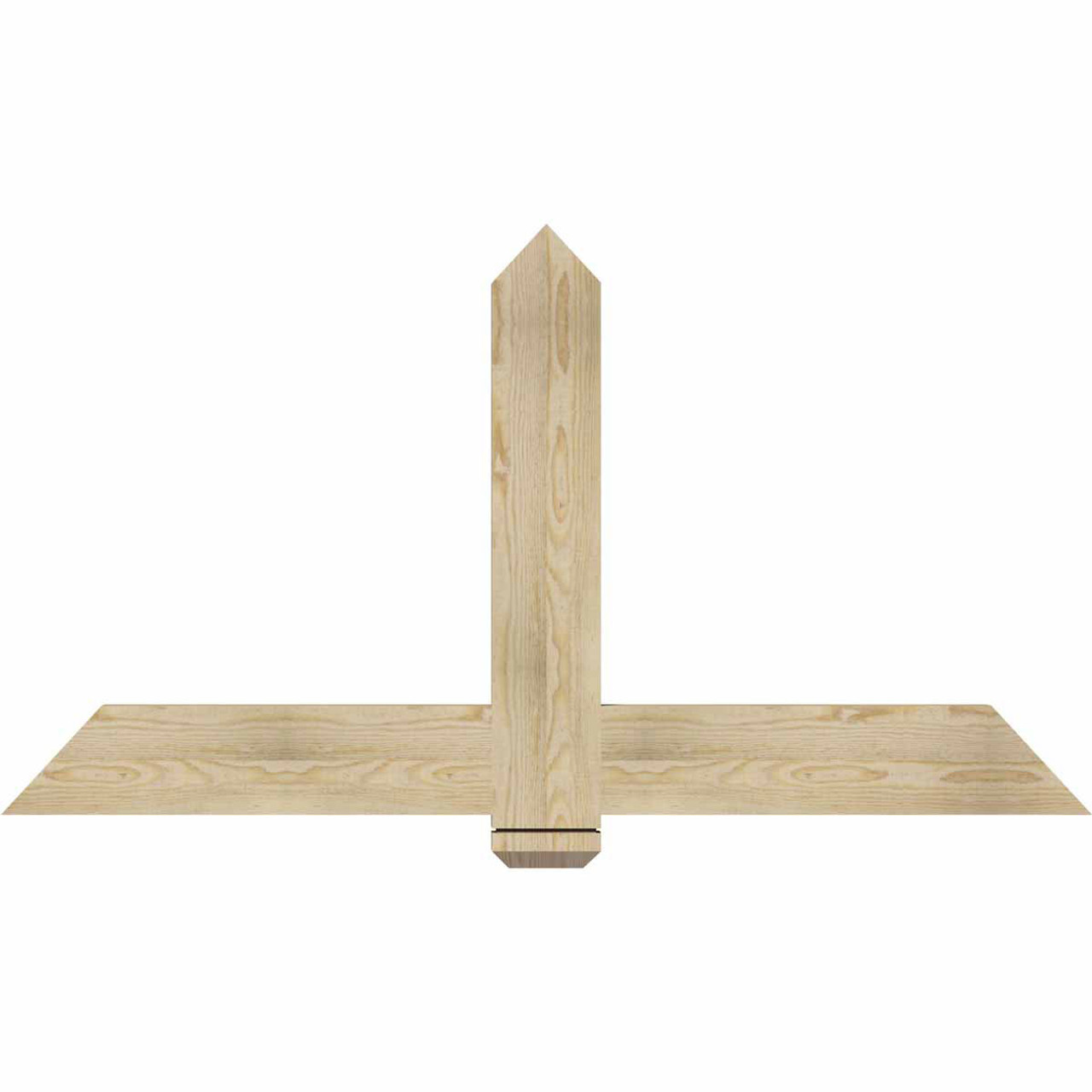 13/12 Pitch Eugene Rough Sawn Timber Gable Bracket GBW060X32X0206EUG00RDF