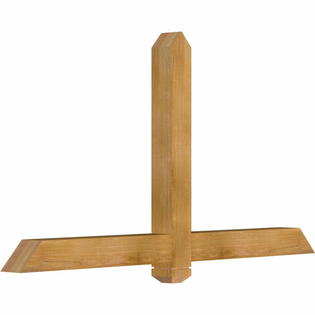 13/12 Pitch Eugene Rough Sawn Timber Gable Bracket GBW060X32X0404EUG00RWR