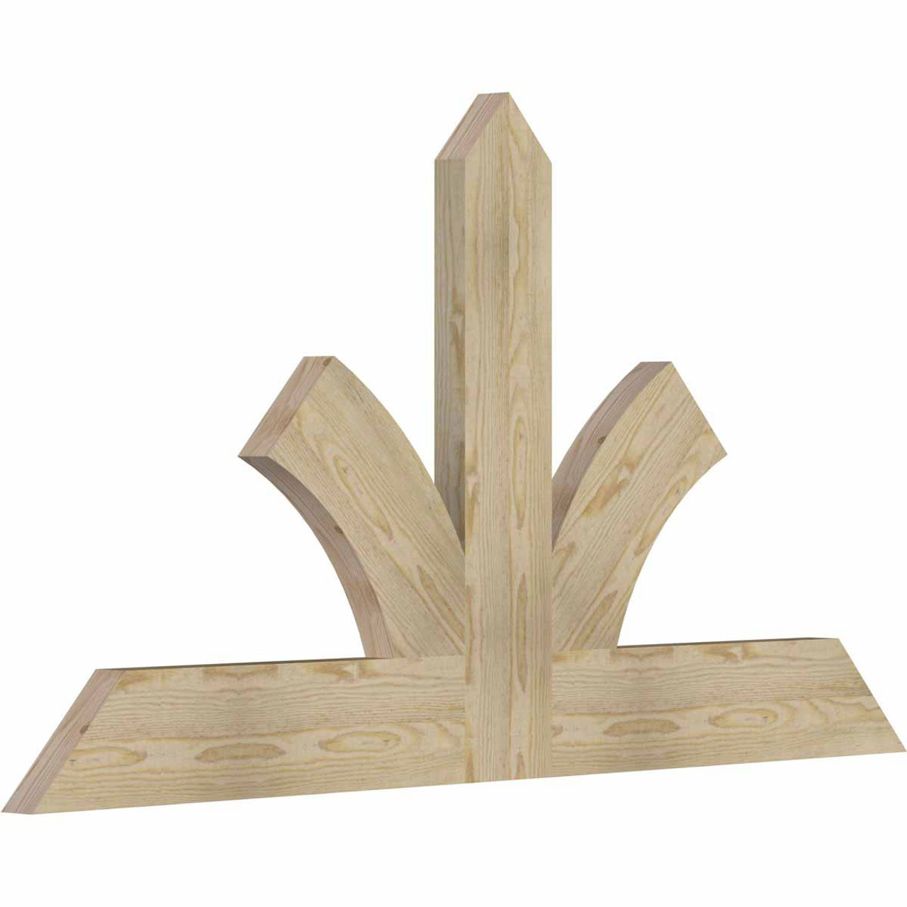 13/12 Pitch Richland Rough Sawn Timber Gable Bracket GBW060X32X0206RIC00RDF