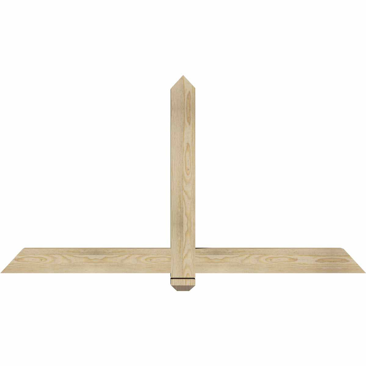 13/12 Pitch Eugene Rough Sawn Timber Gable Bracket GBW060X32X0404EUG00RDF