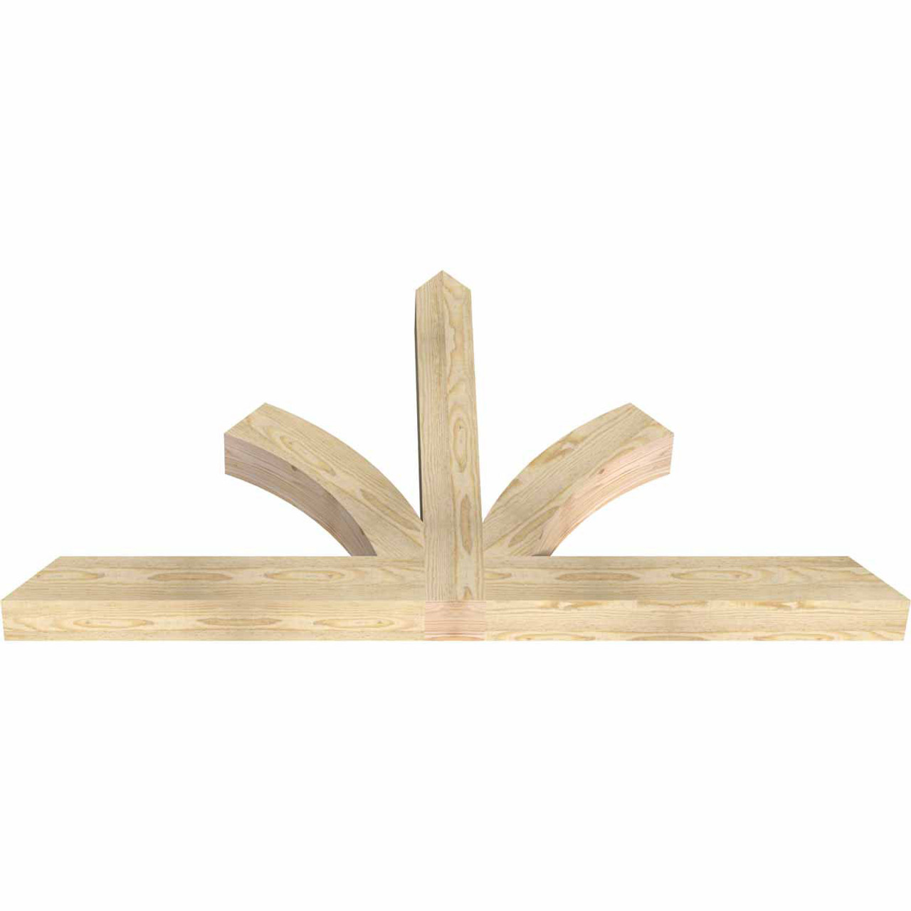 13/12 Pitch Richland Rough Sawn Timber Gable Bracket GBW060X32X0404RIC00RDF