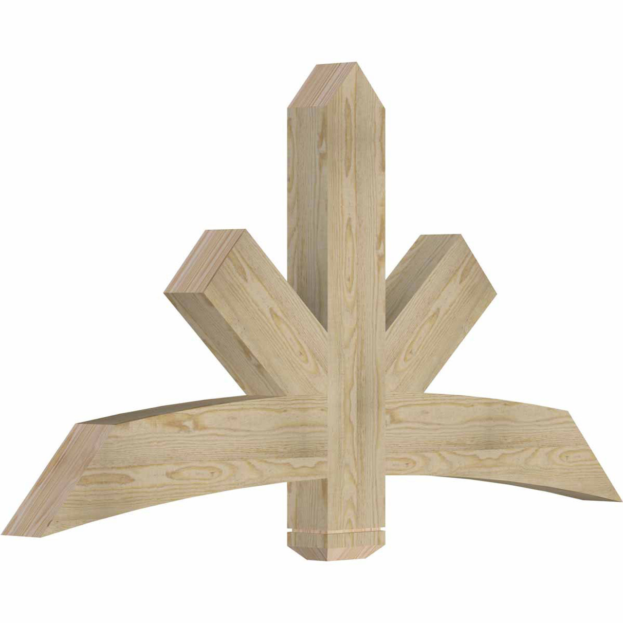 13/12 Pitch Alberta Rough Sawn Timber Gable Bracket GBW060X32X0406ALB00RDF