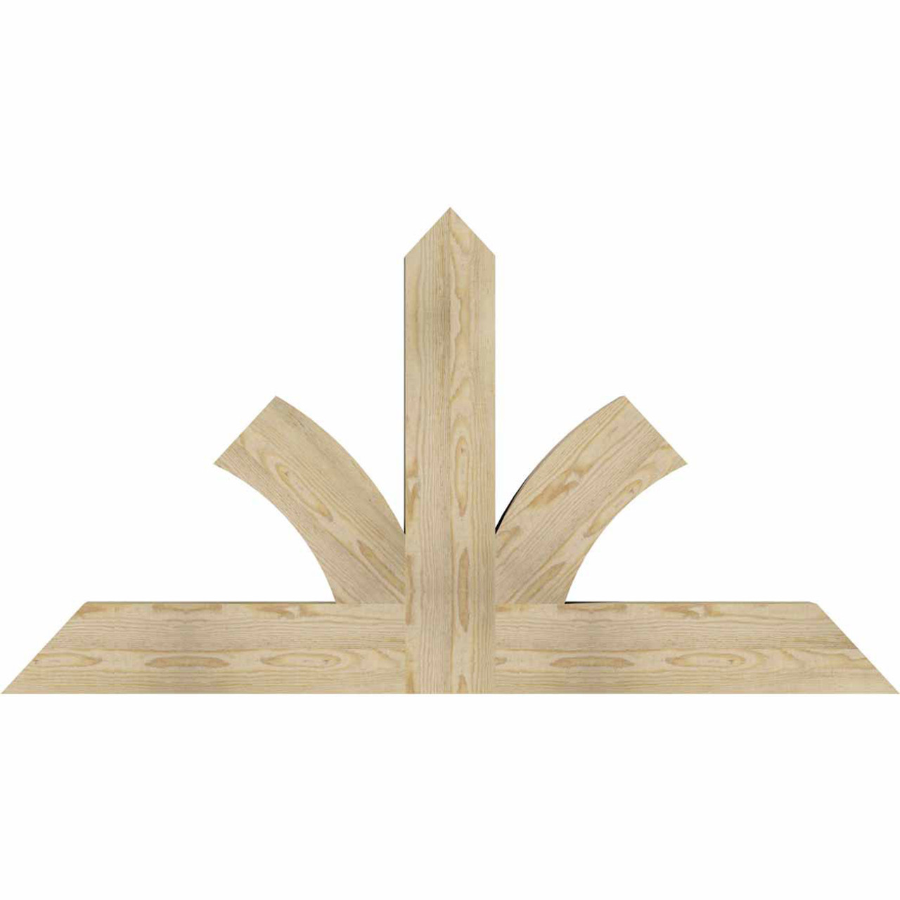 13/12 Pitch Richland Rough Sawn Timber Gable Bracket GBW060X32X0406RIC00RDF