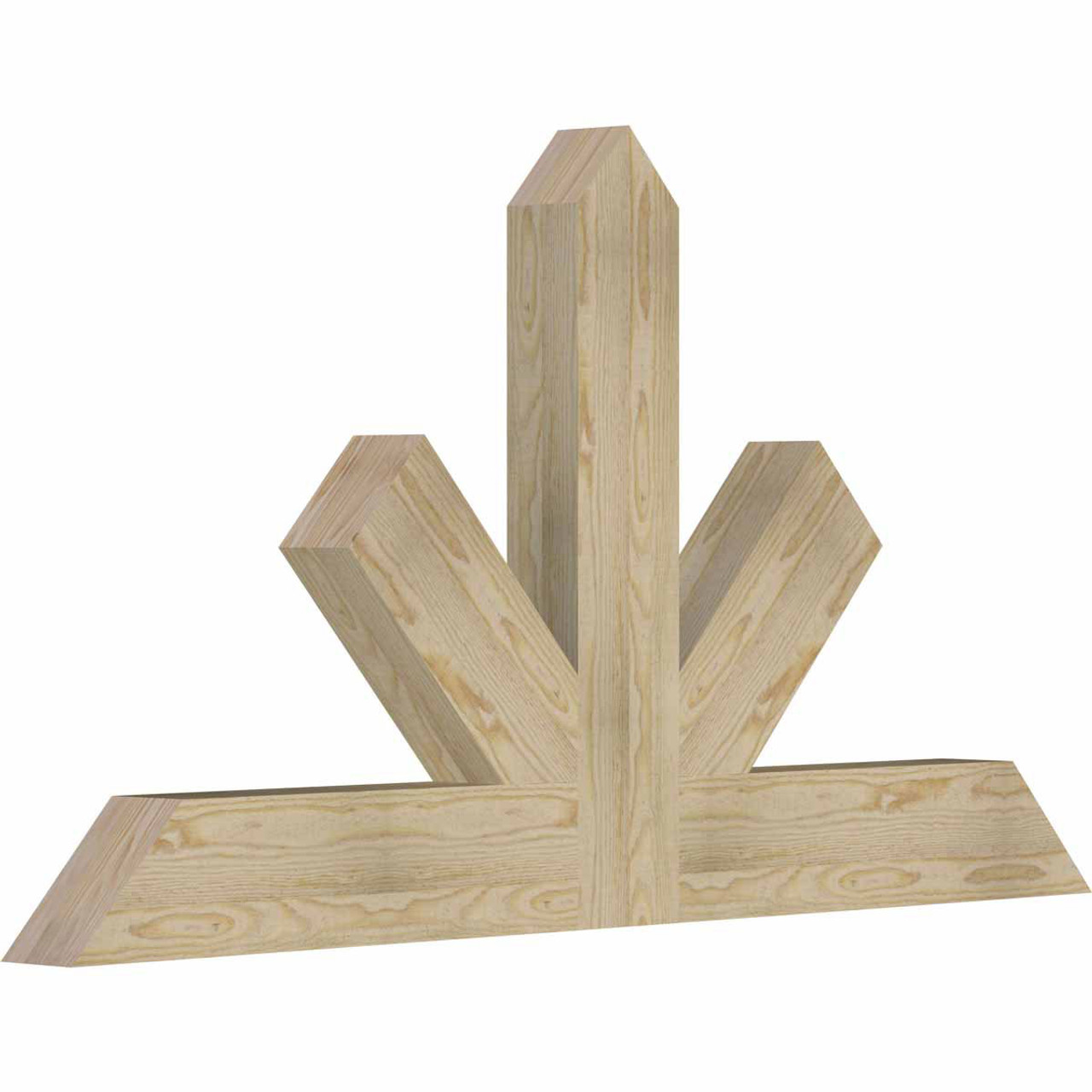 13/12 Pitch Saratoga Rough Sawn Timber Gable Bracket GBW060X32X0406SAR00RDF