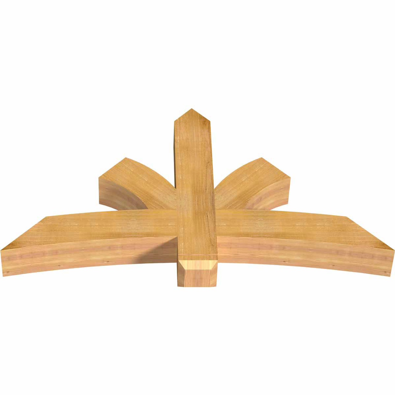 13/12 Pitch Davenport Rough Sawn Timber Gable Bracket GBW060X32X0606DAV00RWR