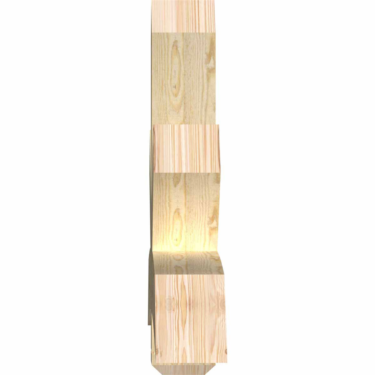 13/12 Pitch Alberta Rough Sawn Timber Gable Bracket GBW060X32X0606ALB00RDF