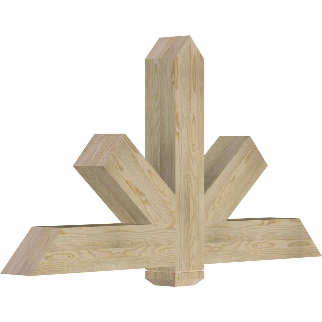 13/12 Pitch Kennewick Rough Sawn Timber Gable Bracket GBW060X32X0606KEN00RDF