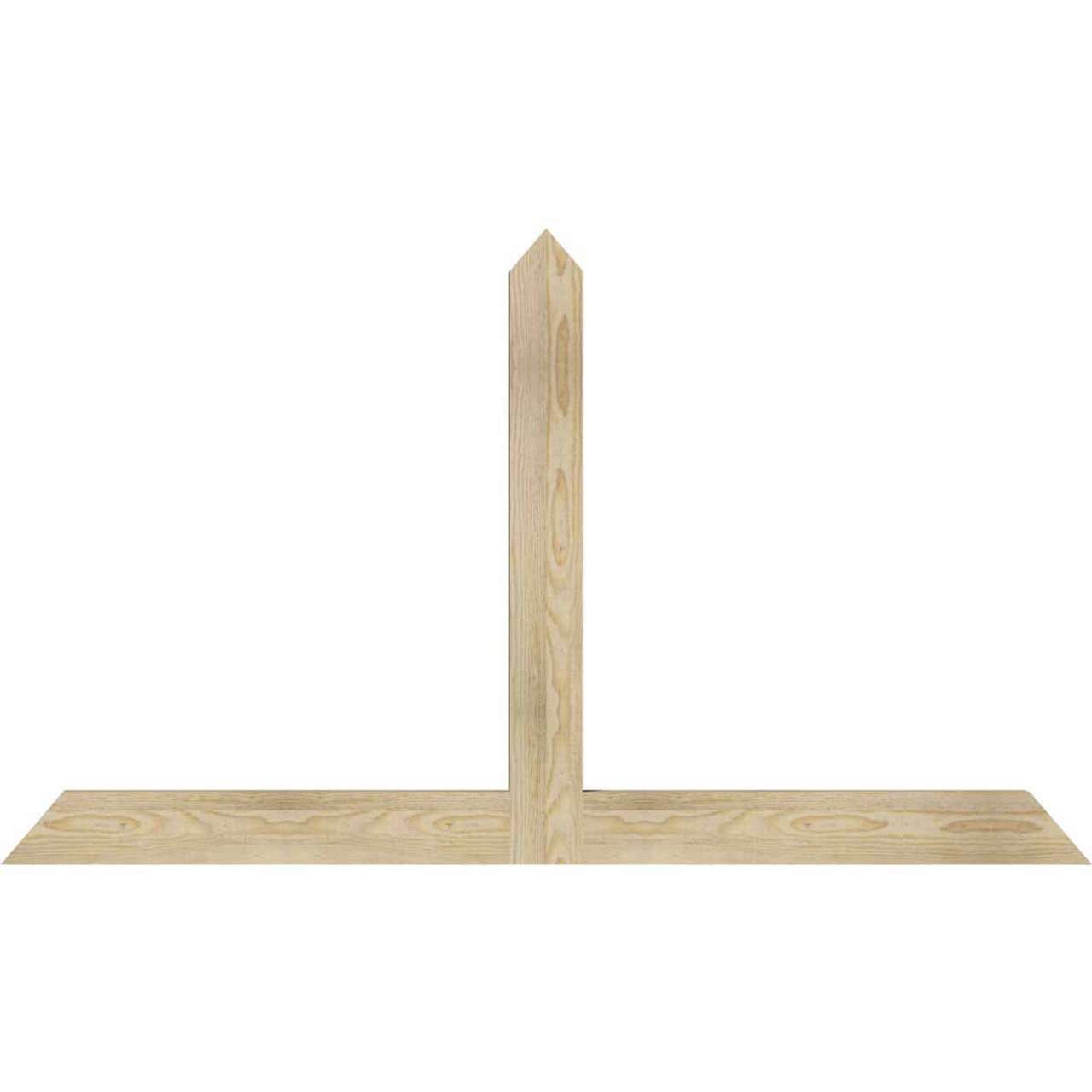 14/12 Pitch Portland Rough Sawn Timber Gable Bracket GBW060X35X0204POR00RDF