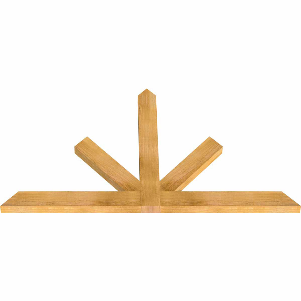 14/12 Pitch Saratoga Rough Sawn Timber Gable Bracket GBW060X35X0204SAR00RWR