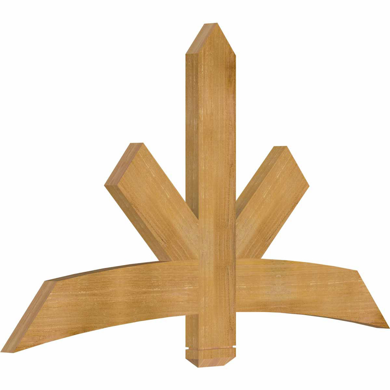 14/12 Pitch Alberta Rough Sawn Timber Gable Bracket GBW060X35X0206ALB00RWR