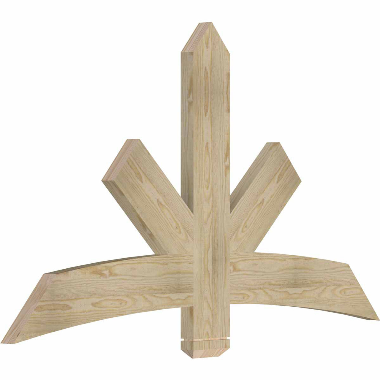 14/12 Pitch Alberta Rough Sawn Timber Gable Bracket GBW060X35X0206ALB00RDF