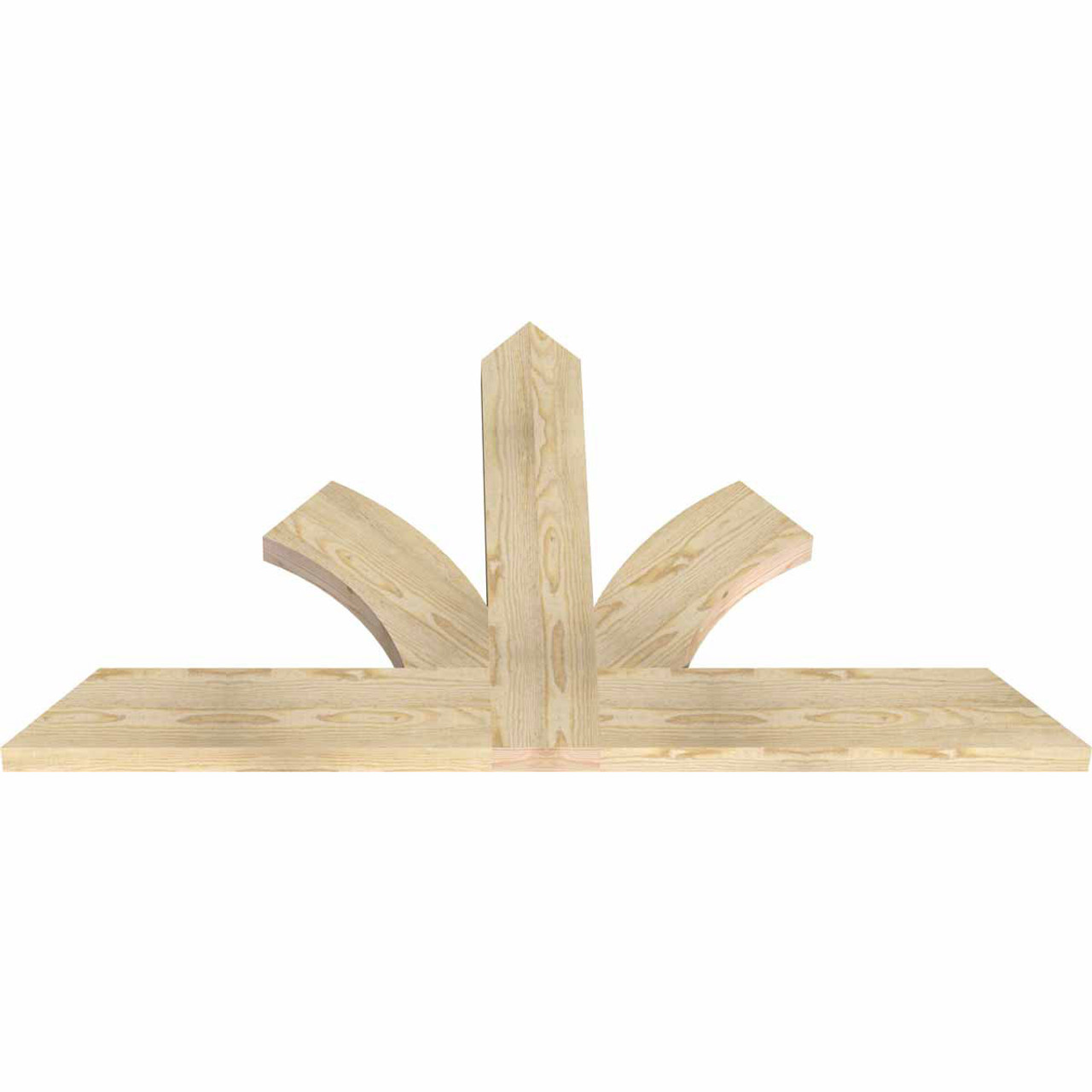 14/12 Pitch Richland Rough Sawn Timber Gable Bracket GBW060X35X0206RIC00RDF