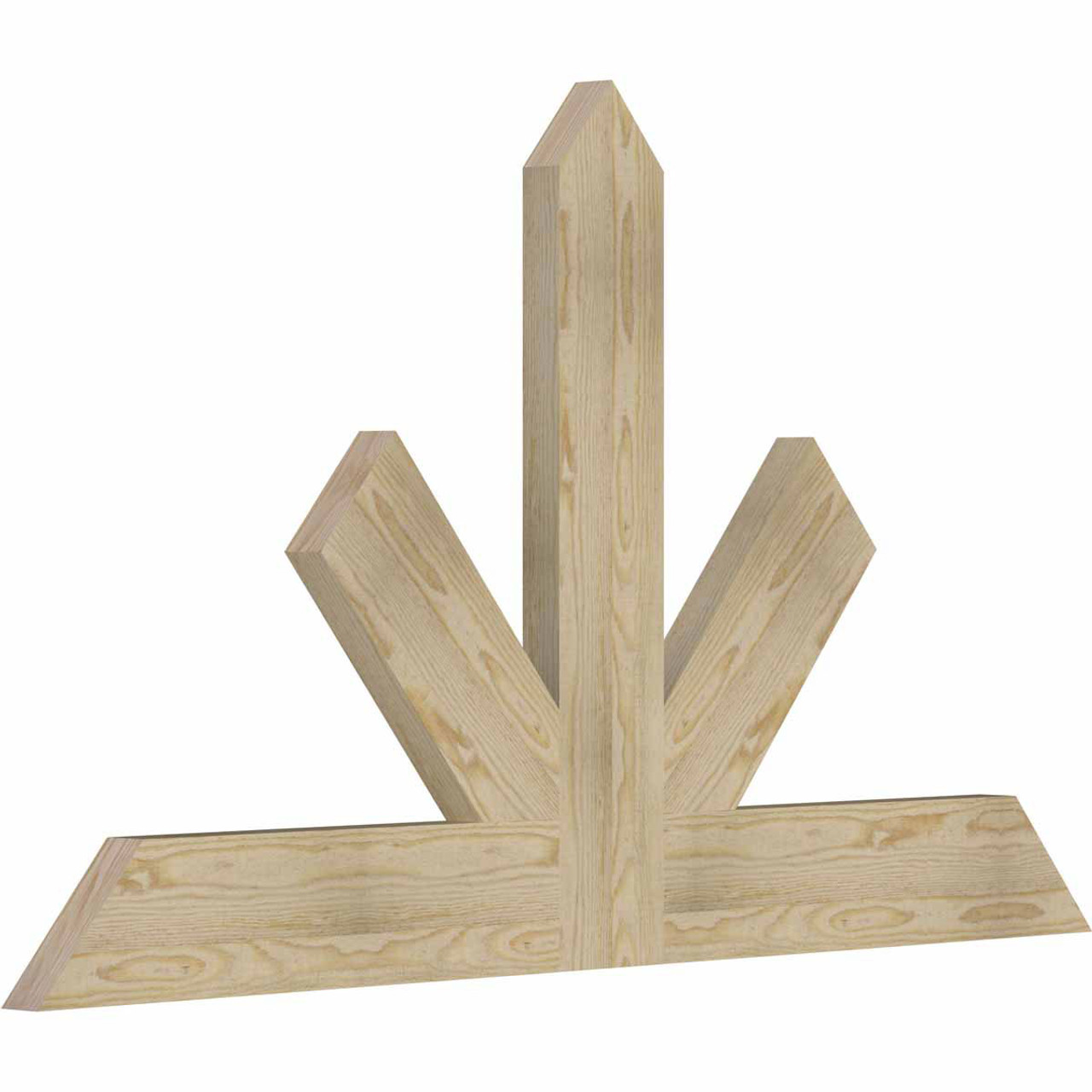 14/12 Pitch Saratoga Rough Sawn Timber Gable Bracket GBW060X35X0206SAR00RDF