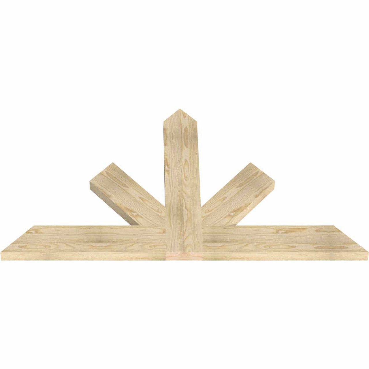 14/12 Pitch Saratoga Rough Sawn Timber Gable Bracket GBW060X35X0206SAR00RDF