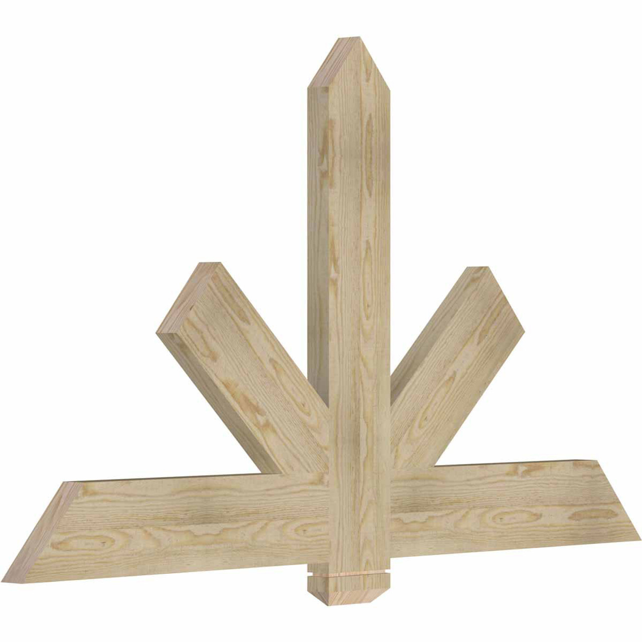 14/12 Pitch Kennewick Rough Sawn Timber Gable Bracket GBW060X35X0206KEN00RDF