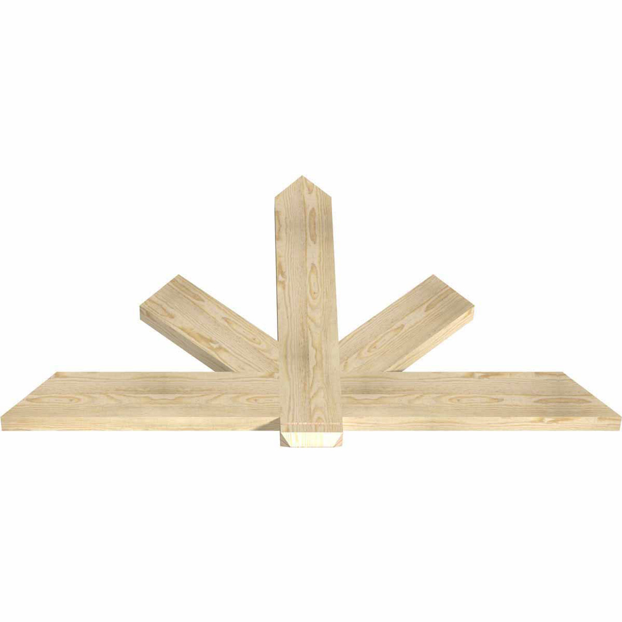 14/12 Pitch Kennewick Rough Sawn Timber Gable Bracket GBW060X35X0206KEN00RDF