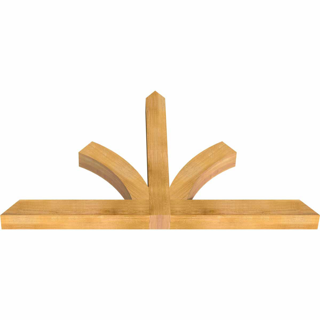 14/12 Pitch Richland Rough Sawn Timber Gable Bracket GBW060X35X0404RIC00RWR