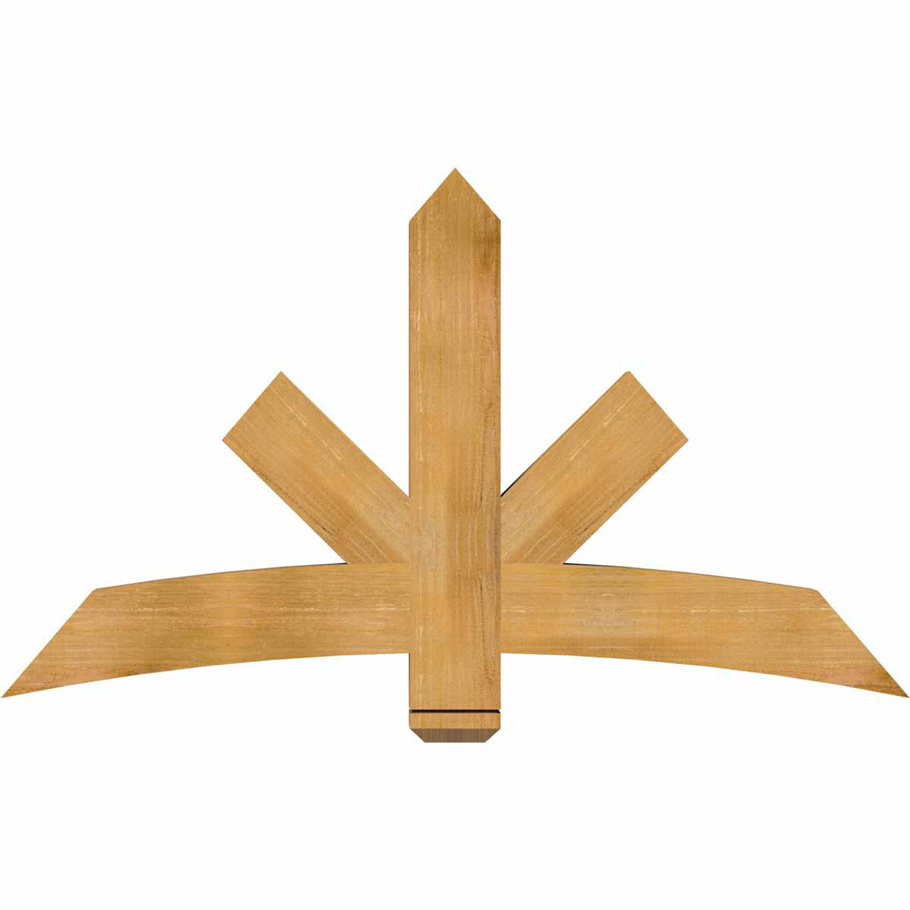 14/12 Pitch Alberta Rough Sawn Timber Gable Bracket GBW060X35X0406ALB00RWR