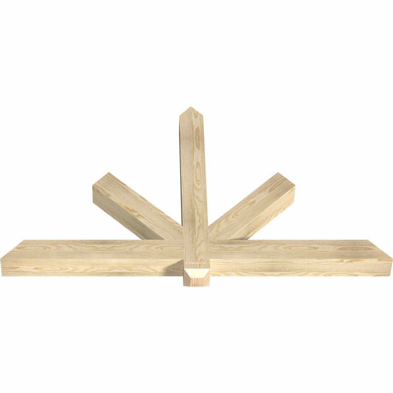 14/12 Pitch Kennewick Rough Sawn Timber Gable Bracket GBW060X35X0404KEN00RDF